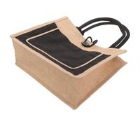 INOOMP Borsa Spesa in Juta con Grande Capacità e Leggerezza, Design Semplice e Unico come Regalo per Compleanni