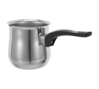 INOOMP Caffettiera in Acciaio Inox da 720ml con Manico e Beccuccio, Stile Turco Elegante per Riscaldare Latte e Servire a Riunioni, Facile da Pulire e Sicura in Lavastoviglie