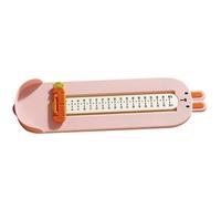 INOOMP Calibratore Piedi, Righello per Scarpe, ABS Rosa | Bebè, Rilevazione Precisa della Lunghezza del Piede, Utile per Scegliere la Taglia Corretta