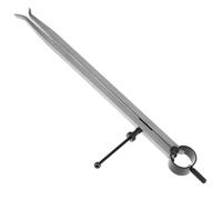 INOOMP Calibro a Molla per Misurazioni di Precisione in Acciaio al Carbonio con Gambe Piatte Argento, Strumento Versatile per Applicazioni di Falegnameria e Costruzione