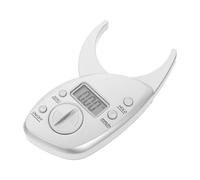 INOOMP Calibro per Misurazione Grasso Corporeo Digitale Display Lcd, Plastico Argento Portatile e Affidabile, Range 0~50mm per Fitness e Accessori Palestra