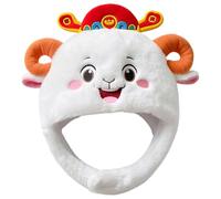 INOOMP Cappello da Cosplay in Peluche a Forma di Pecora, Cappuccio da | Cappello da pecora, copricapo a forma di animale, comodo accessorio per foto, ideale per travestimenti o feste.