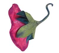 INOOMP Cappello da Strega Donna in Poliestere Fiore a Tromba di Gloria Mattutina, Uso Versatile e Comfort Elevato per Cosplay e Feste a Tema