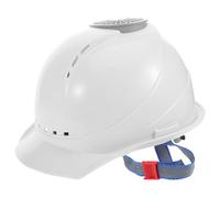 INOOMP Casco da Costruzione Raffreddante Ventilatore Usb, Design a V in Plastico e Acciaio Inossidabile, Casco di Sicurezza Multifunzionale per Atmosfera Estiva nei Cantieri e Fai-da-te