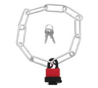 INOOMP Catena Antifurto in Ferro per Motociclette e Mobili da Esterno, Resistente a Tutte le Intemperie, Dimensioni 50x2x0,5 Cm, per Aree Incustodite e Spazi All'aperto