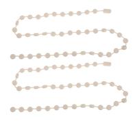 INOOMP Catena di Isolamento in Silicone Beige 2 Pezzi per Pasticceria Professionale, Pesi per Crostate Riutilizzabili e Resistenti al Calore per Cottura Efficiente