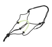 INOOMP Cavezza per Cavalli in Nylon Resistente e Regolabile, Cavezza in Corda Intrecciata per Uso Esterno e Spettacoli Equestri, Accessorio per Cavalli Testiera Adattabile Colore Casuale
