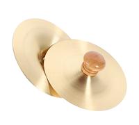 INOOMP Cembali in Rame per Dita Strumenti Musicali per Bambini Piatti per Danza del Ventre 1 Paio 9 Cm Facili da Trasportare