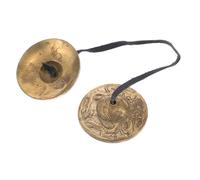 INOOMP Cembalo Da Dito in Rame Resistente Cembali Da Mano Fascia Simboli Musicali Per Esibizioni Rituali e Celebrazioni Accessori Etnici