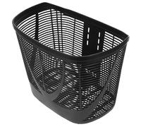 INOOMP Cestino Anteriore in Plastica per Scooter Elettrico e Bici per Ragazzi, Cestino da Manubrio dalla Forma Arrotondata Stabile Coperchio, Accessorio per Mobilità Urbana e Trasporto