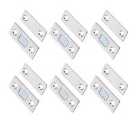 INOOMP Chiusure Magnetiche per Porte senza Foratura, Magnete per Cassetti e Armadietti, Fermo Porta Sottile Invisibile per Scorrevoli e Mobili, Chiusura Magnetica Nascosta per Uso