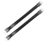 INOOMP Cinghia Sollevamento Batteria Auto in Acciaio e Pvc, Set 2 Pezzi Portabatteria Portatile per Trasporto Batterie Auto Camper Carrello Golf, Accessorio Resistente per Uso Esterno