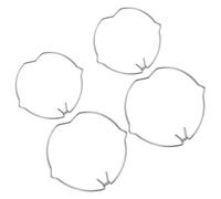 INOOMP Clip a Molla per Faretti da Incasso in Metallo 4 Pezzi Morsetti di Fissaggio Resistenti Supporto Sicuro per Illuminazione Interna Uffici e Negozi