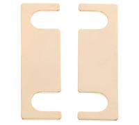 INOOMP Connettori Terminali per Casse Acustiche in Rame, Barra di Collegamento a 4 Posizioni Dritta da 57mm, Ottimizza Trasmissione per Upgrade Audio Fai-da-te