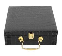 INOOMP Contenitore per Sigari in Legno Coperchio a Ribalta, Portasigari da Viaggio Compatto Interno in Eva, Custodia Umidificatore Portatile per Protezione e Conservazione Sigari