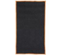 INOOMP Coperte da Imballaggio Resistenti Trapuntate Nere Bordi Arancioni per Protezione Mobili Imbottite Multiuso di Dimensioni Ampie per Traslochi e Spedizioni