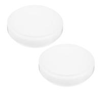 INOOMP Copertura Antipolvere per Luci Rotonda in Plastica Bianca 2 Pezzi per Plafoniera da Soffitto Elegante e Versatile per Illuminazione Cucina