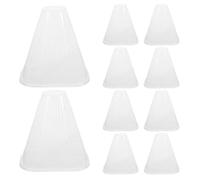 INOOMP Coperture Protettive Coniche Riutilizzabili per Piante da Giardino e Interno, Set 10 Pezzi, Copertura da Giardino a Campana in Plastica Trasparente per Protezione Piantine