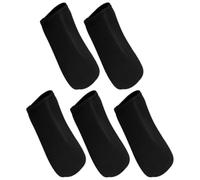 INOOMP Copri Barattoli per Germogli 5 Pezzi in Stoffa Nero Riutilizzabili | Coltivazione Indoor, Protezione Dalla Luce, Uso su Contenitori e Rastrelliere, Accessorio da Cucina