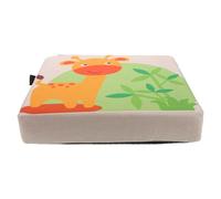 INOOMP Cuscino rialzato per sedia da pranzo: cuscino inferiore antiscivolo a forma di giraffa, carino, portatile, da viaggio, per mangiare, studiare, tavolo, casa e scuola.