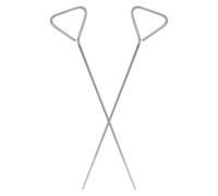 INOOMP Diffusore per Piastre di Petri in Acciaio Inox 2 Pezzi, Asta Divaricatrice Triangolare per Microbiologia, Accessori da Laboratorio per Diffusione Cellulare e Sperimentazione