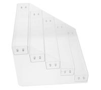 INOOMP Espositore Acrilico a 5 Ripiani per Sigarette e Caramelle, Scaffale da Banco Salvaspazio per Minimarket, Porta Pacchetti Fino a 50 Pezzi, per Punti al Dettaglio