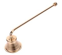 INOOMP Estintore Pratico e in Ferro Color Oro per Candele Non Danneggia Lo Stoppino, Accessorio per Spegnere Candele Profumate in Casa