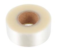 INOOMP Etichette Protettive Trasparenti per Codici a Barre 50X50 MM 1 Rotolo 500 Fogli Adesive per Biblioteca e Archivi