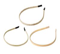 INOOMP Fasce per Chioma da Donna in Metallo Sottile Set da 3 Pezzi, Fascia Sottile Leggera per Feste e Cosplay, Accessori Chioma Eleganti per Banchetti e Riunioni