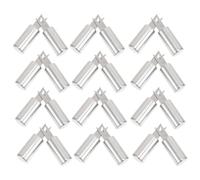 INOOMP Forchette per Mais e Portatili 20 Pezzi in Acciaio Inossidabile Riutilizzabili, Resistenti Utensili Professionali per Barbecue e Picnic per Spiedini