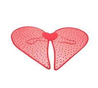 INOOMP Forma di Cuore da Fata Romantiche per Donna Rosse con Cinturini Elastici in Garza e Feltro, per Feste di San Valentino e Servizi Fotografici a Tema