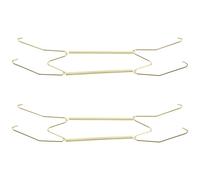 INOOMP Ganci da Parete per Piatti a Molla in Lega Galvanizzata, Portapiatti Decorativo Invisibile da Parete per Cucina, Set da 2 Pezzi Supporto Stabile Dimensione 12" per Uso Domestico