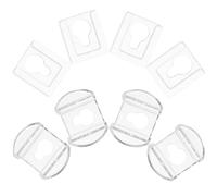 INOOMP Ganci per Cornici per Appendere in Acrilico Trasparente 8 Pezzi Foro a Chiave , Design Elegante e Leggero Album Fotografici e Specchi da Parete