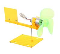 INOOMP Generatore di fai -da -te kit Il motore turbina mini sperimentale del generatore giocattoli alimentati dal piccoli motori di generatore eolico plastica