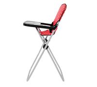 INOOMP Giocattoli da pranzo per bambole seggiolone roba da bambola giocare agli accessori della casa da gioco accessori giocattolo per ferro da stiro rosso
