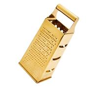 INOOMP Grattugia in Acciaio Inox Oro 11.3 X 8.5 X 23.9 CM per Formaggio e Verdure, Utensile Verticale Multifunzionale Adatto a Cucina Casalinga