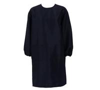 INOOMP Grembiule da Barbiere Professionale Manica Lunga Nero Tasche Portaoggetti, Grembiule da Lavoro da Salone per Estetista e Cosmetologa, Lavabile ad Asciugatura Rapida per Centri