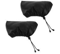 INOOMP Imbottitura Sotto le Ascelle per Stampelle 2 Pezzi in Pu e Traspirante, Coprimanico Imbottito Antiscivolo per Bastoni da Passeggio, Accessori Morbidi per Anziani e Adulti,