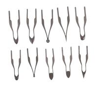 INOOMP Kit 10pezzi Punte per Pirografia in Acciaio, Ricambi per Pirografo Professionale Diverse Punte in Filo, Sostituzione Facile per Incisione su Legno