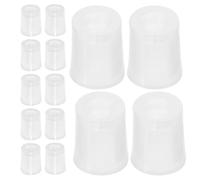 INOOMP Kit 20 Pezzi Nebulizzatore Profumo da Viaggio in Plastico Bianco, Design Portatile per Ridurre gli Sprechi, Accessori Mini Bottiglia per Makeup ed Essenze