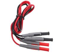 INOOMP Kit di 2 cavi di prova per multimetro con spina dritta, sonde per test elettrici, sonda per tester di cavi, kit di prova universale con cavo flessibile per uso professionale