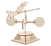 INOOMP Kit per esperimenti sulle banderuole giocattolo mulino a per corredo del mulino a kit elettronico per kit di scienza dei generatori di legno Cachi