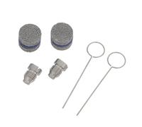INOOMP Kit Pulizia Filtro Rete in Acciaio Inox per Ugello Schiumogeno con Orifizio da 1,2 Mm, Accessorio Potente per Lavaggio Auto Professionale Argento