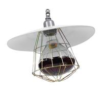 INOOMP Lampada Riscaldante per Bestiame 250w Rossa Supporto, Lampada Riscaldante per Gabbie da Allevamento, Accessorio Riscaldamento Sicuro per Suini e Rettili, Uso Domestico e Zoo