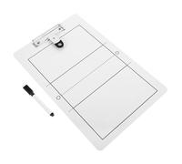 INOOMP Lavagna Migliorata in Tattica PVC Pallavolo Display Bianca per Chiaro Comunicazione per Allenamenti e Partite