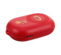 INOOMP Lettore Musicale delle Scritture buddiste Lettore Musicale di Preghiera Lettore Musicale Buddha plastica Rosso