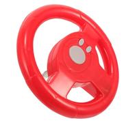 INOOMP macchinina giocattolo per Oscillazione ruota giocare fare finta auto giocattoli volante girevole in metallo volante giocattolo per gira il volante plastica rosso