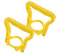 INOOMP Maniglia Porta Brocca Gialla 2 Pezzi per Sollevatore Secchi D’Acqua da 5 Galloni Impugnatura Antiscivolo Resistente per Uso Domestico e Sport all’Aperto