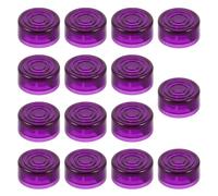 INOOMP Manopole per Pedale Antiscivolo Resilienti Effetto Chitarra Elettrica 15 Pezzi in Plastica Abs Colore Porpora per Studio e Sessioni