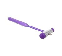 INOOMP Martello Neurologico Diagnostico Strumento di Test Medico a Doppia Testa, Viola, Portatile, Lega di Zinco e ABS, per Esami Clinici